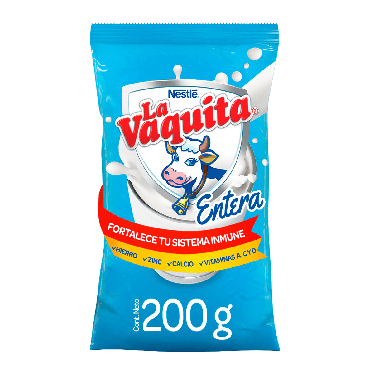 LECHE VAQUITA 200gr INDUSTRIA ALIMENTICIA YES
