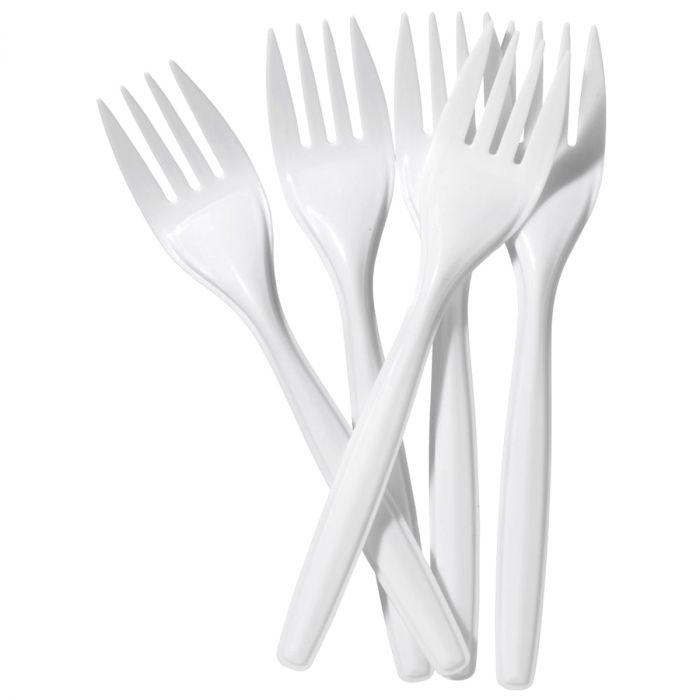 TENEDOR PLASTICO X50