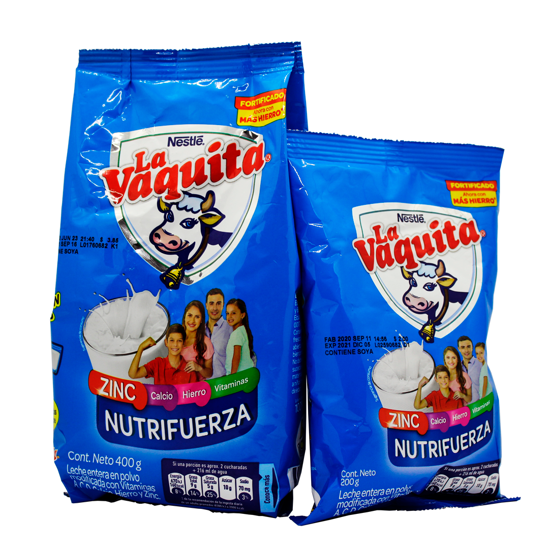 LECHE VAQUITA 400gr INDUSTRIA ALIMENTICIA YES