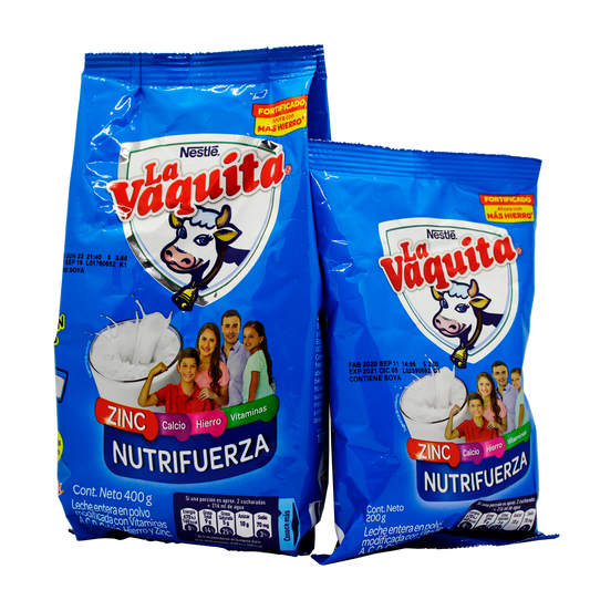LECHE VAQUITA 400gr INDUSTRIA ALIMENTICIA YES