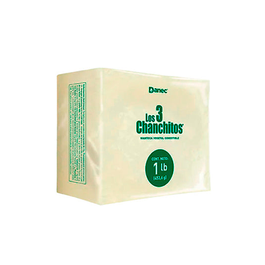 MANTECA 3 CHANCHITOS 1 LIBRA LB