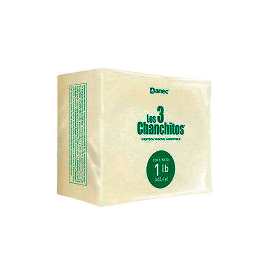 MANTECA 3 CHANCHITOS 1 LIBRA LB