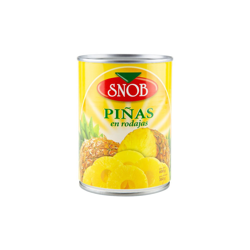 PIÑAS EN RODAJAS 400gr INDUSTRIA ALIMENTICIA YES