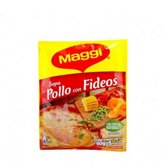 SOPA DE POLLO CON FIDEOS MAGGI