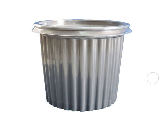 TARRINA GRIS DE 1LT CON TAPA